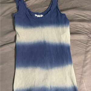 Free people we the free Blue and White tank top